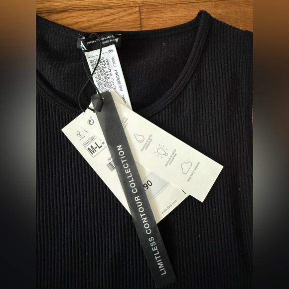 Zara Seamless Rhinestone Top Size M-L - Picture 7 of 7